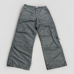 Vintage Caffeine Rave Pants 34 Shiny Reflective Baggy Punk Kikwear JNCO